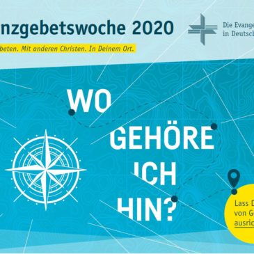 Allianzgebetswoche 13. – 19. Januar 2020 – Gemeinsam beten. Mit anderen Christen. In Wiesloch und Walldorf.